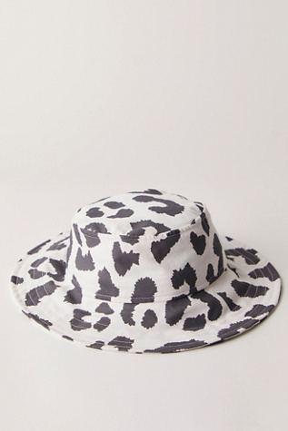 WeekNDR Leopard Bucket Hat at Free People in B & W