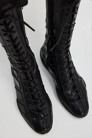 新着☆超エッジー【Free People】Jones Lug Sole Lace Up Boots Free People Jones Lug Sole Lace Up TALL Boots WOMENS Size