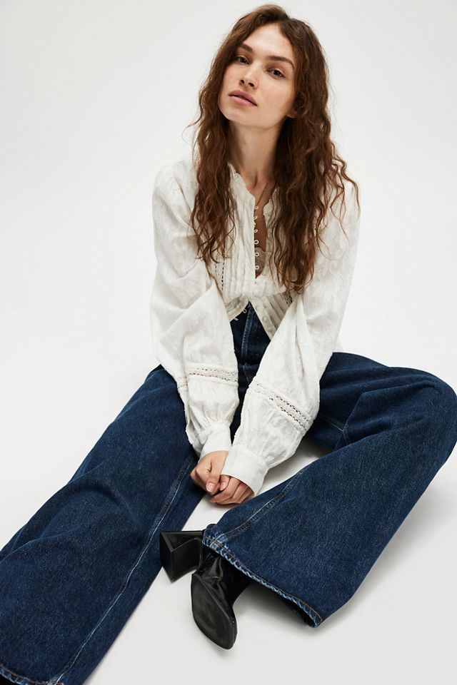 AGOLDE Dame High Rise Wide-Leg Jeans #3