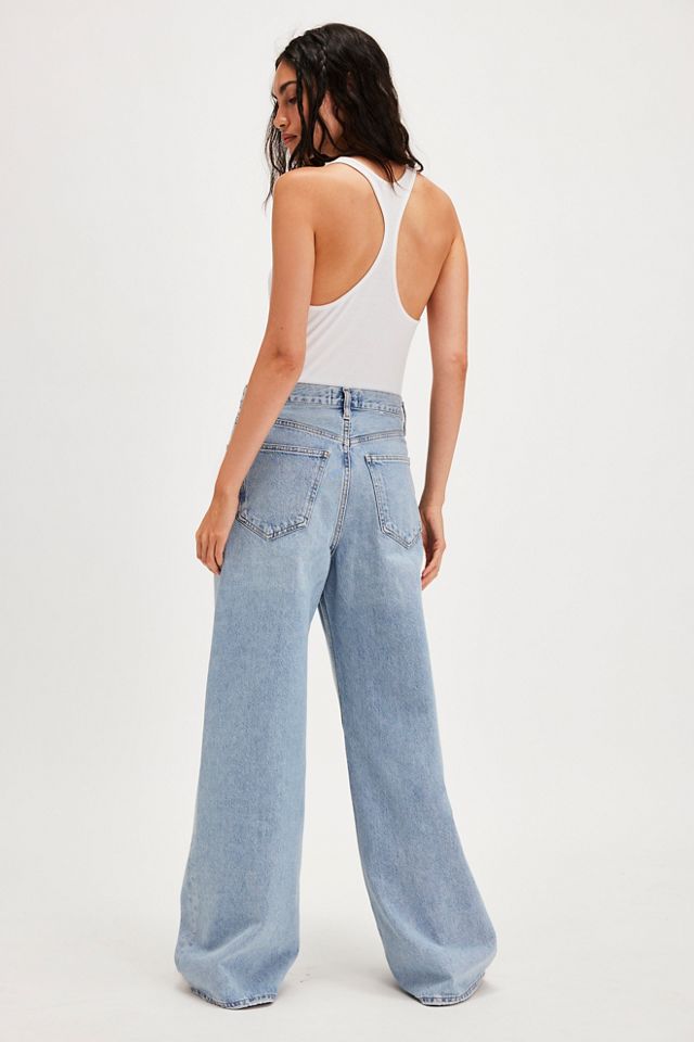 AGOLDE Dame High Rise Wide-Leg Jeans #1