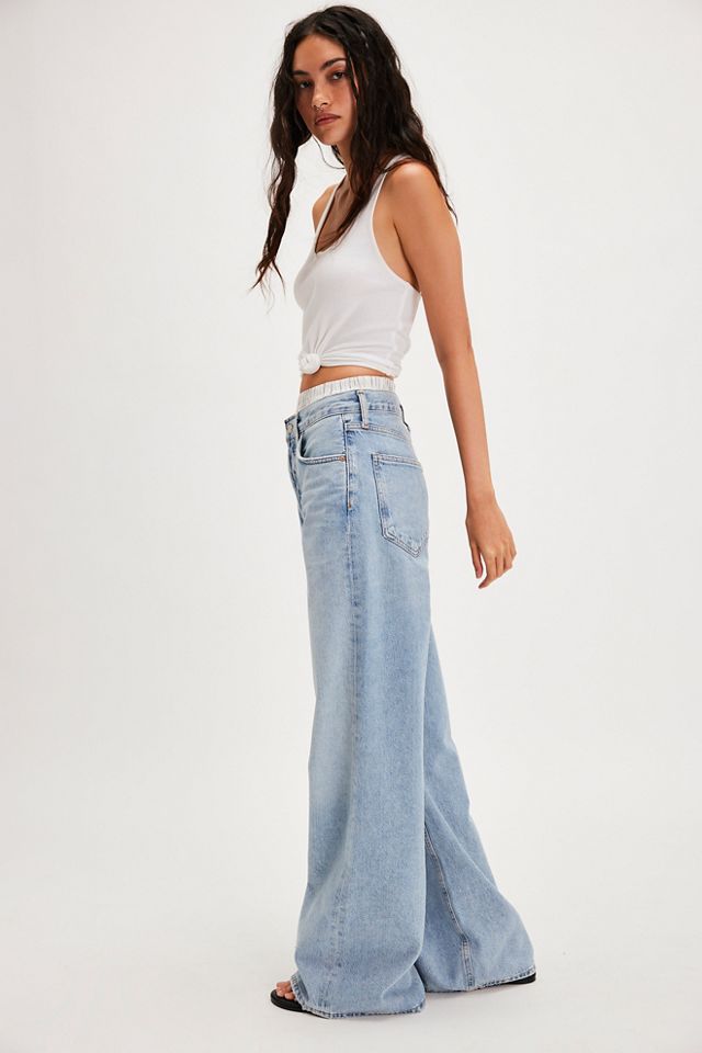 AGOLDE Dame High Rise Wide-Leg Jeans #2