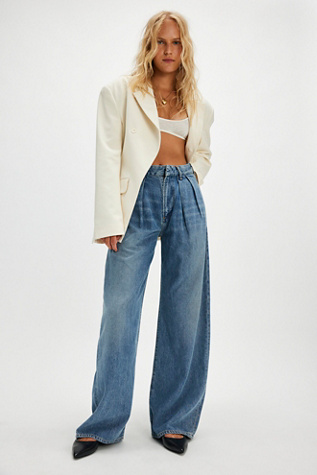 Citizens of Humanity Petra Pleated Denim Trousers