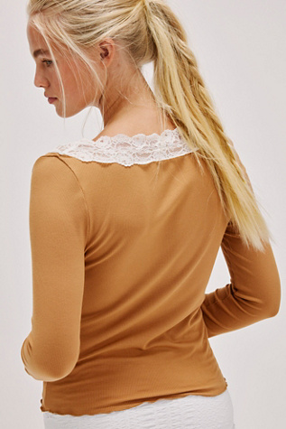 For Love & Lemons Eisley Ribbed Knit Top