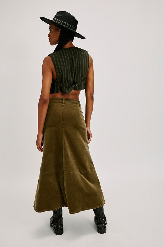 【INCHANT ME】[Skirt SET] Corduroy Sleeveless Long One Piece 616kmqM8XVL.jpg