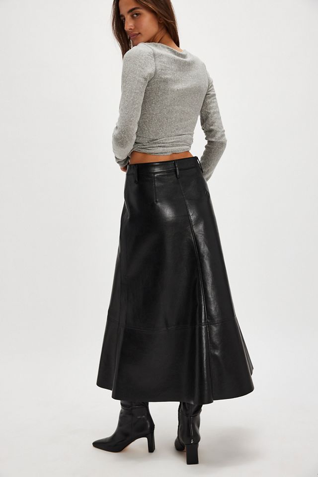 Citizens of Humanity Cassia Leather Skirt #1