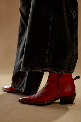 We The Free Atwater Pointed Boots At Free People In Chili Pepper Florence, Size: US 7.5