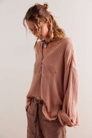 We The Free Easy Sunday Pullover en Tuscany, pour femme taille: XS chez Free People