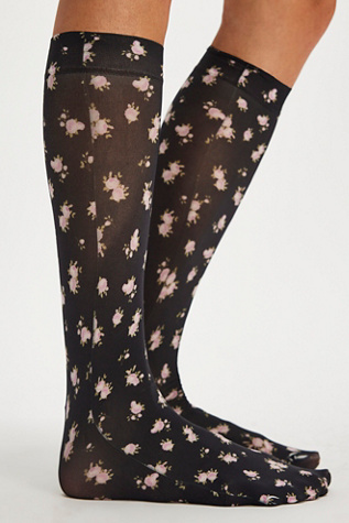 For Love & Lemons Floral Knee High Socks