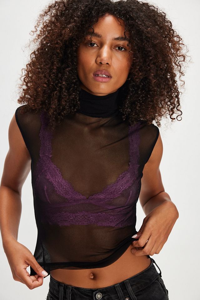 Purple short sleeve turtleneck best sale