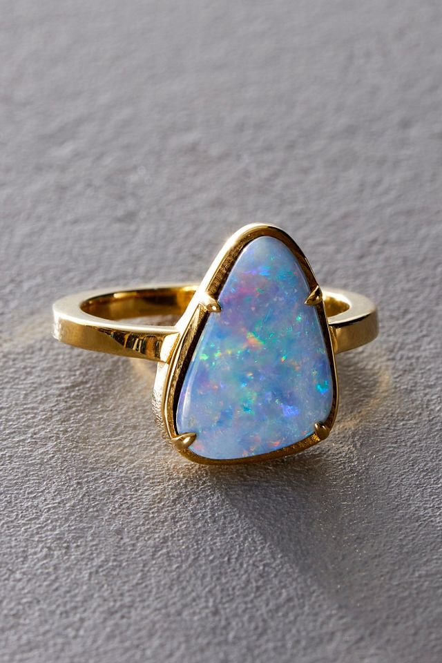 Atma Prema Blue Boulder Ring | Free People UK