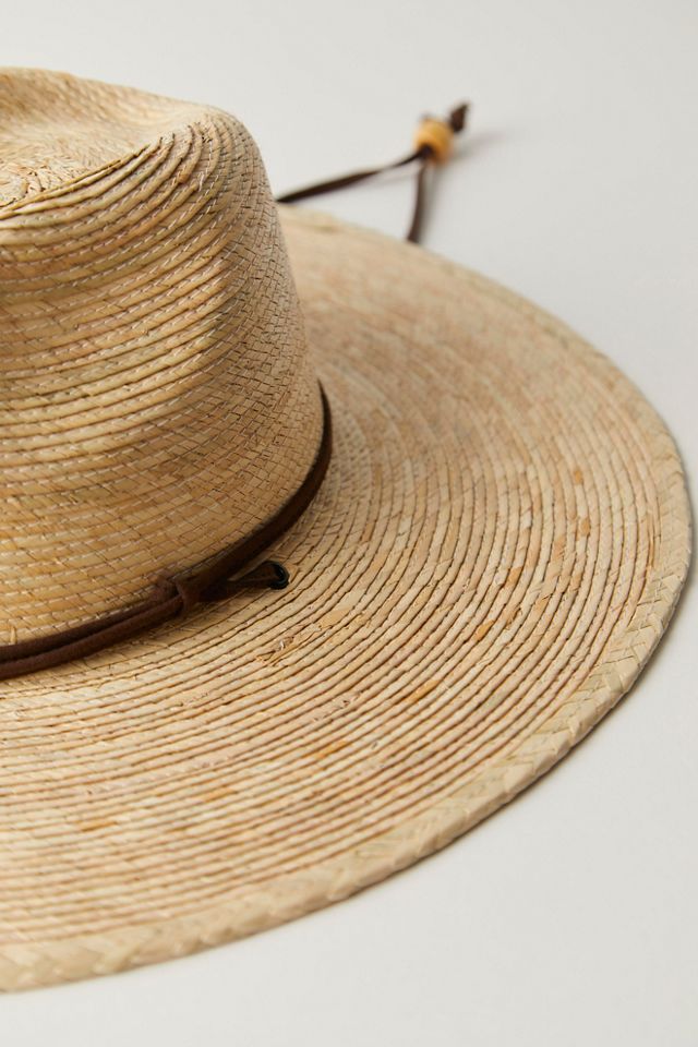 Free People Lifeguard Straw Hat Braided Chin Strap Wide Brim Sun Hat Lifeguard Hat | Free People main image 4