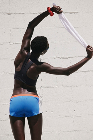 Itty Bitty Colorblock Run Shorts