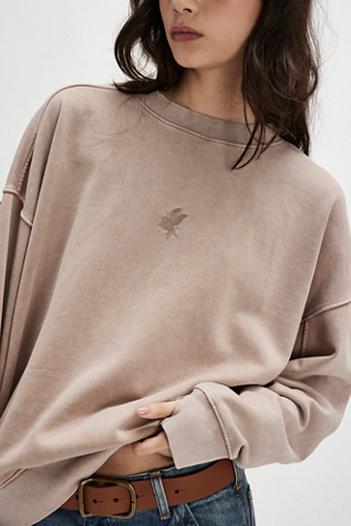 OneTeaspoon Sand Bower Bird Retro Pullover