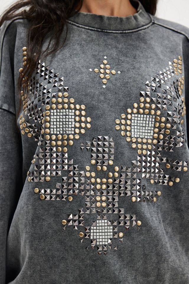 OneTeaspoon Studded Eagle Retro Pullover #3