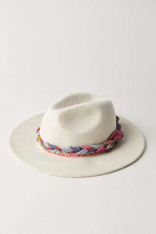 Tricia Fix Adorn Felt Hat at Free People in Ivory