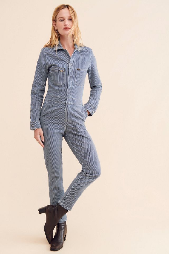 Lee Vintage Striped Fitted Unionalls #3