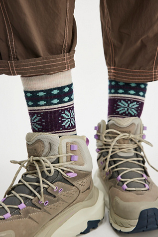 Smartwool Snowflake Dream Socks At Free People In Moonbeam, Size: Small