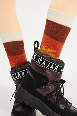 Smartwool Snowpocalypse Socks At Free People In Honeygold, Size: Small