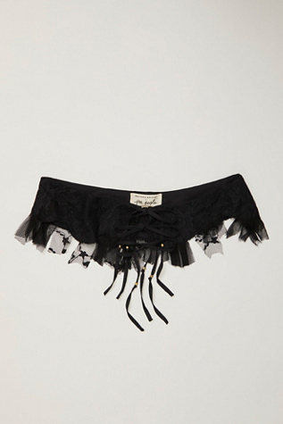 Brenda Knight Fairy Lace Belt at Free People in Black