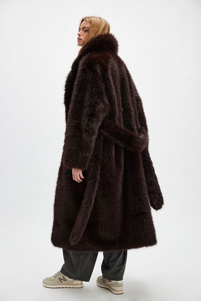 AGOLDE x Shoreditch Ski Club Ebony Shearling Coat #1