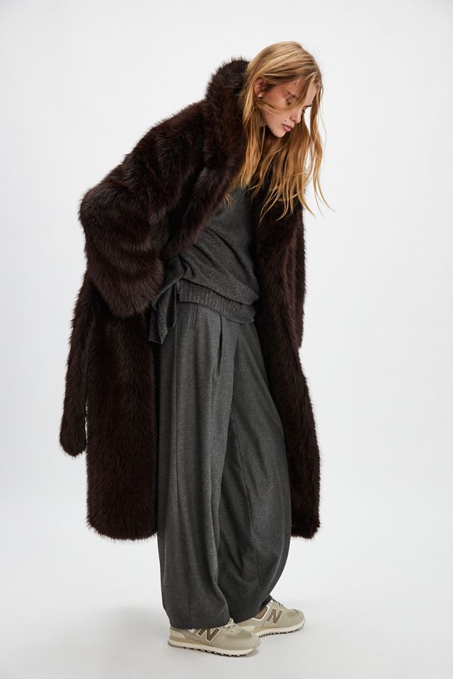 AGOLDE x Shoreditch Ski Club Ebony Shearling Coat #2