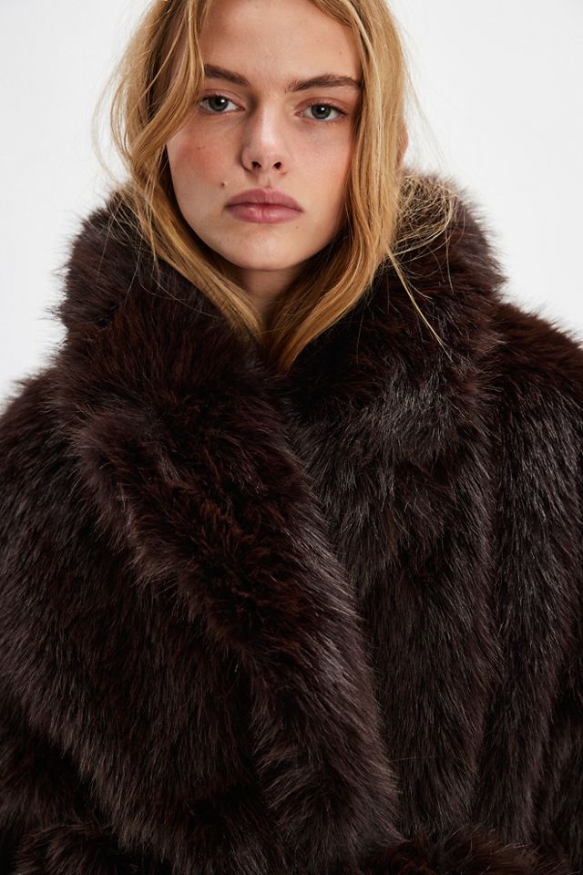 AGOLDE x Shoreditch Ski Club Ebony Shearling Coat #3