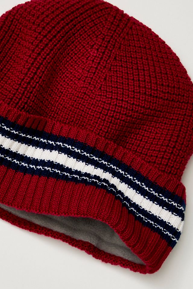 Free People x Falke NWT Stripe Beanie OS in Red BostonWhalerStripedBeanie_1-  main image 3