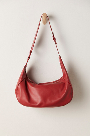 Real Big World Shoulder Bag At Free People In Crimson