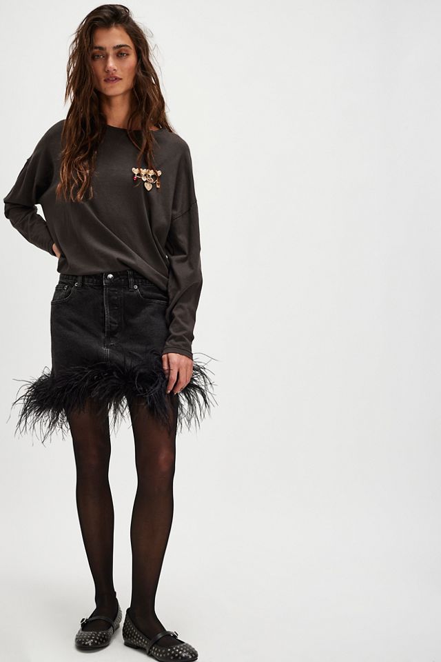 Retrofete Elvie Denim Skirt #2