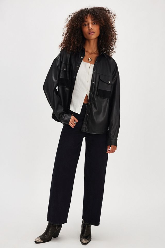 Chemise en flanelle de cuir Daria OneTeaspoon #2