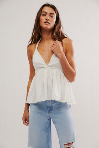 Amara Top at Free People in Ivory, Size: XL