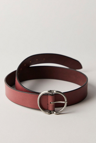 Ford Leather Belt by We The Free at Free People in Rare Plum, Size: M/L