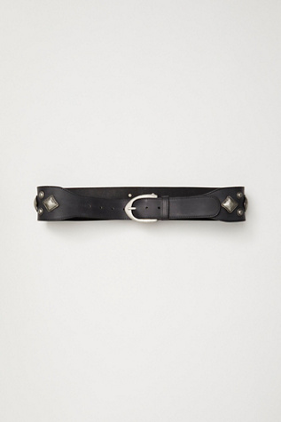 Heritage Hip Belt at Free People in Black, Size: M/L