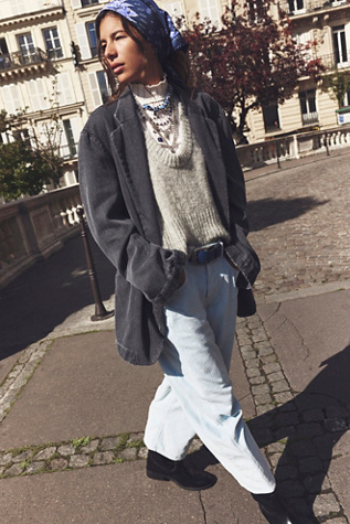 Denimist Deconstructed Denim Blazer | Free People