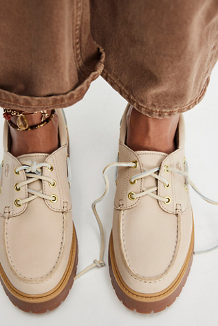 Timberland Stone Street Boat Shoes at Free People in Tan, Size: US 9