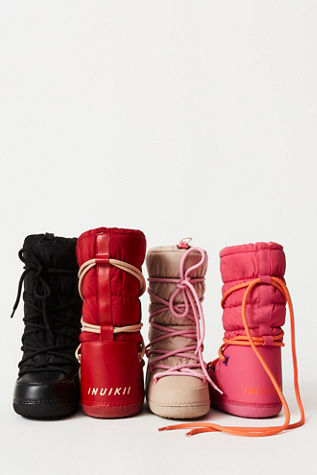 Mountain High Snow Boots By Inuikii At Free People In Pink, Size: EU 39