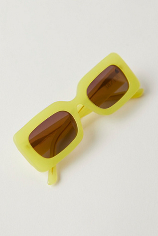 Banbe The Jones Sunglasses at Free People in Citrus Brown