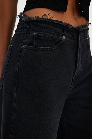 FRAME Le Low Cut Baggy Wide-Leg Jeans