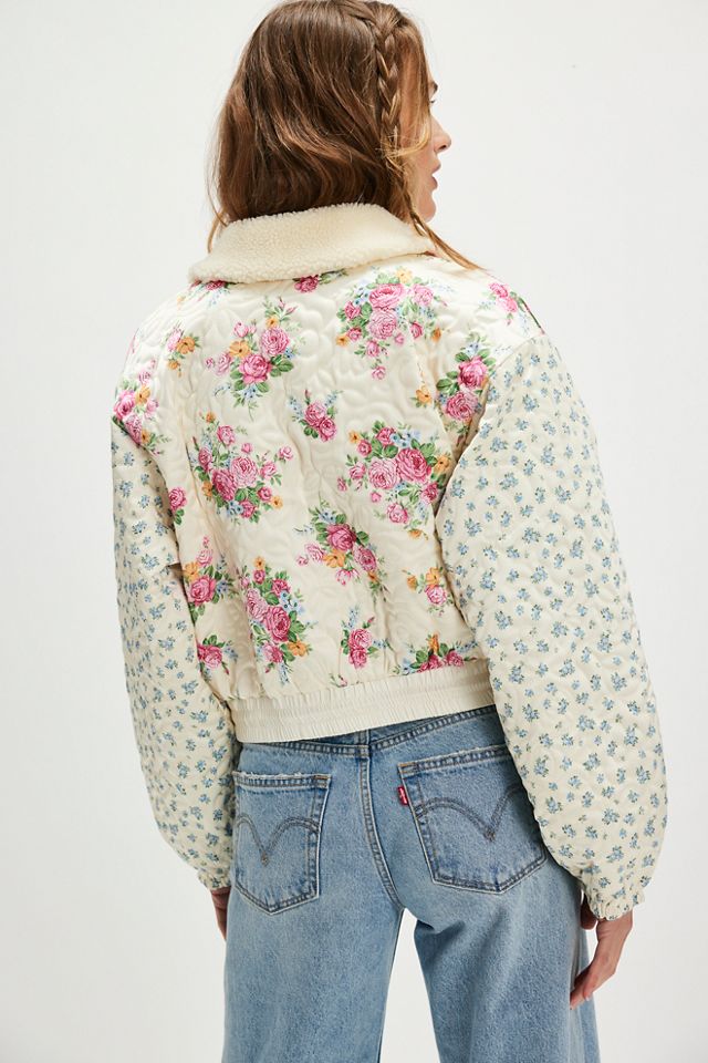 For Love & Lemons Marlee Cropped Puffer #1