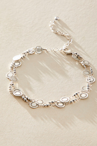 In Chains Anklet at Free People in Silver