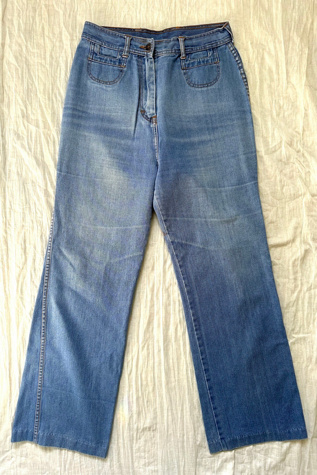 Vintage 1970s Light Wash Denim Pants Selected by Grievous