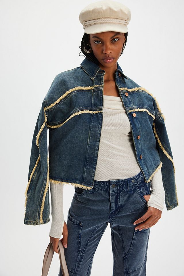 Oval Square River Denim Jacket | Free People UK