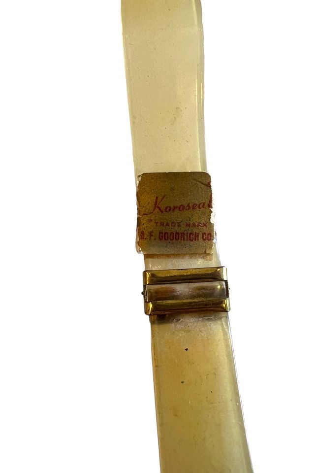 Vintage B.F. Goodrich Clear Rubber Suspenders Selected by Personal Choice #1