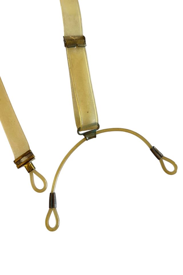 Vintage B.F. Goodrich Clear Rubber Suspenders Selected by Personal Choice #2