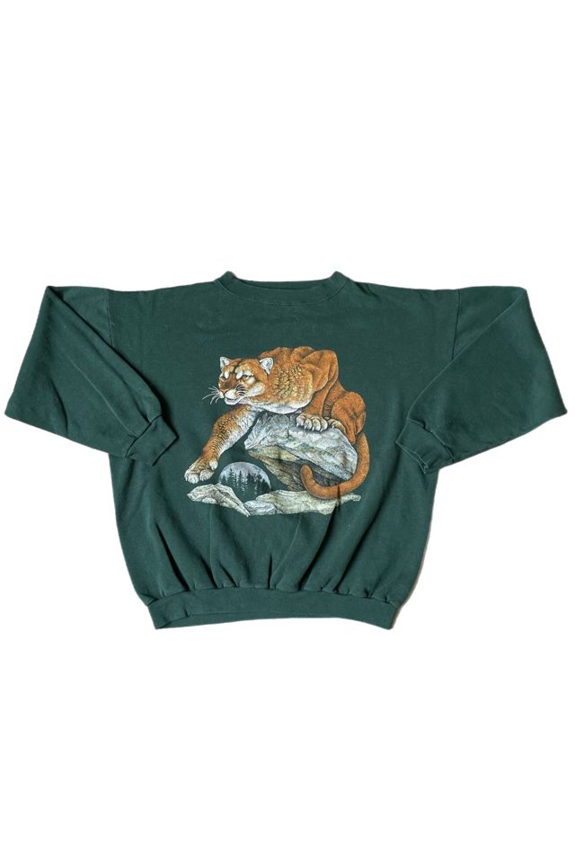 1990's Mountain Lion Oversized Sweatshirt Selected By Villains Vinitage