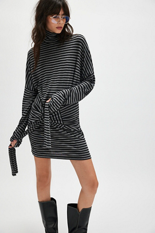 Norma Kamali All One Turtleneck Dress