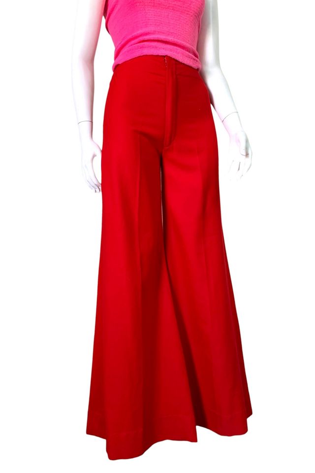 Vintage 1970s Wide Leg Bell Bottom Pants Selected by SharpLilTeeth #1