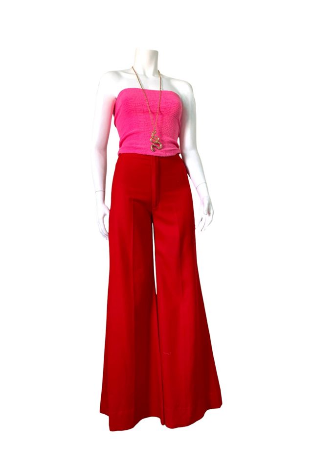 Vintage 1970s Wide Leg Bell Bottom Pants Selected by SharpLilTeeth #3