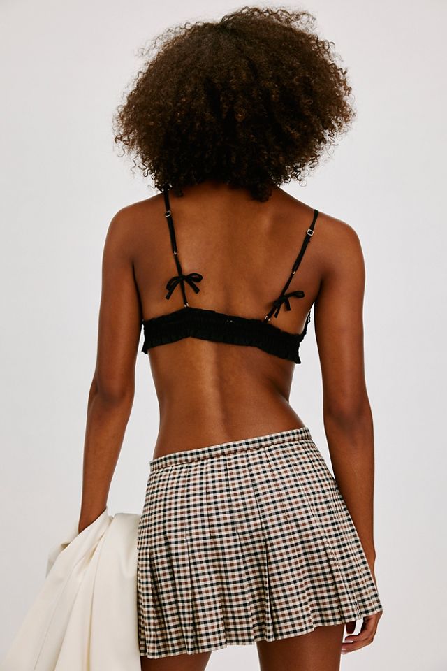 Jupe kilt à carreaux mini Anna Sui #1