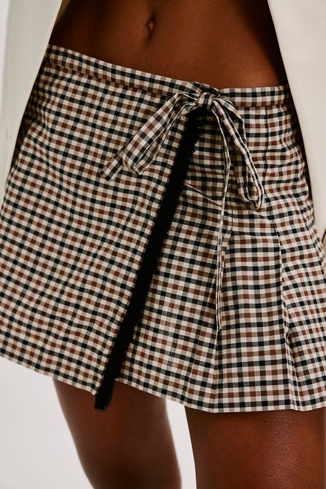 Jupe kilt à carreaux mini Anna Sui #2